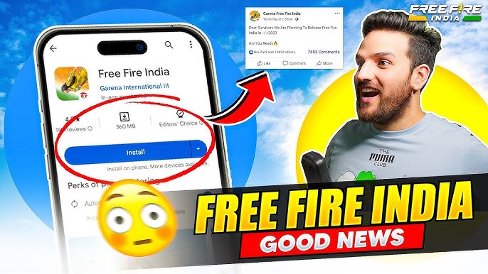 Good News: फ्री फायर इंडिया इस समय हो रहा लॉन्च। यहां से होगा सबसे पहले इंस्टॉल, जल्दी देखे -